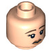 LEGO Light Flesh Mermaid Syrena Head (Recessed Solid Stud) (3626 / 97409)