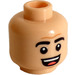 LEGO Light Flesh Michael Scott Minifigure Head (Recessed Solid Stud) (3626 / 100195)