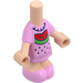 LEGO Light Flesh Micro Body with Layered Skirt with Watermelon (105985)