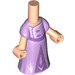 LEGO Light Flesh Micro Body with Long Skirt with Pink Elsa Dress (66565)