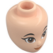 LEGO Light Flesh Minidoll Head with Light Brown Eyes (Mulan) (92198 / 103971)