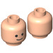 LEGO Light Flesh Minifig Head with Standard Grin (Recessed Solid Stud) (9336 / 55368)