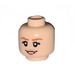 LEGO Light Flesh Minifigure Head Dual Sided with Peach Lips and Smile/Sad Face (Claire Dearing) (Recessed Solid Stud) (3626)