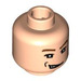 LEGO Chair légère Minifigure Diriger Smirking avec Droite Dimple (Goujon de sécurité) (3626 / 60129)