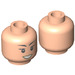 LEGO Light Flesh Minifigure Head with Decoration (Recessed Solid Stud) (3626 / 78247)