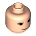 LEGO Light Flesh Minifigure Head with Decoration (Safety Stud) (3626 / 50888)