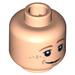 LEGO Light Flesh Minifigure Head with Decoration (Safety Stud) (92635 / 93197)