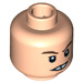 LEGO Light Flesh Neville Longbottom Head (Recessed Solid Stud) (3626 / 97825)
