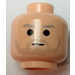 LEGO Light Flesh Owen Lars Head (Safety Stud) (3626)