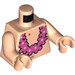 LEGO Carne claro Patrick Estrella Torso con Rosa Lei Flores (973 / 76382)