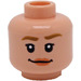 LEGO Light Flesh Phoebe Buffay Head (Recessed Solid Stud) (3626 / 77728)