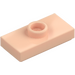 LEGO Light Flesh Plate 1 x 2 with 1 Stud (with Groove and Bottom Stud Holder) (15573)