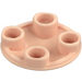 LEGO Light Flesh Plate 2 x 2 Round with Rounded Bottom (2654 / 28558)