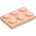 LEGO Helles Fleisch Platte 2 x 3 (3021)