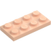 LEGO Beige Léger Plaque 2 x 4 (3020)