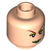LEGO Light Flesh Poison Ivy Head (Safety Stud) (3626 / 57105)