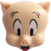 LEGO Light Flesh Porky Pig Minifigure Head