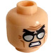 LEGO Light Flesh Professor Hugo Strange Minifigure Head (Recessed Solid Stud) (3626 / 36137)