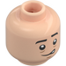 LEGO Beige Léger Professeur Quirrell Tête (Montant solide encastré) (3274 / 108520)