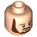 LEGO Light Flesh Qui-Gon Minifigure Head (Recessed Solid Stud) (Recessed Solid Stud) (3626 / 21991)