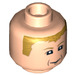 LEGO Light Flesh Racers Head (Safety Stud) (3626 / 60665)
