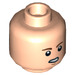 LEGO Light Flesh Resistance Bomber Pilot Head (Recessed Solid Stud) (3626 / 35060)
