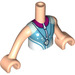 LEGO Carne claro Stephanie con Whistle Friends Torso (73141 / 92456)