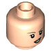 LEGO Light Flesh Sylvie Head (Recessed Solid Stud) (3626)