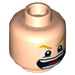 LEGO Light Flesh Thor Minifigure Head (Recessed Solid Stud) (3626 / 35992)
