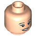 LEGO Leichtes Fleisch Tina Goldstein Minifigure Kopf (Einbau-Vollbolzen) (3626 / 28270)