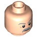 LEGO Light Flesh Vernon Dursley Minifigure Head (Recessed Solid Stud) (3626 / 67847)