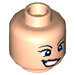 LEGO Light Flesh Wonder-Woman Minifigure Head (Recessed Solid Stud) (3626 / 29037)