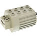 LEGO Light Gray 4.5 Volt Technic Motor With Three Prong Holes