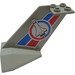 LEGO Light Gray Aircraft Tail 4 x 7 x 4.3 with Shuttle, Blue and Red Stripe (Both Sides) Sticker (4867)