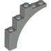 LEGO Lichtgrijs Boog 1 x 5 x 4 Normale boog, Niet-versterkte onderkant (2339 / 14395)