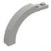 LEGO Gris claro Arco 1 x 6 x 3.3 con Parte superior curva (6060 / 30935)