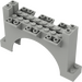 LEGO Gris clair Arche
 2 x 12 x 6 mur avec Slopes (30272)