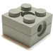 LEGO Grigio chiaro Braccio Supporto Mattoncino 2 x 2 con Foro