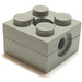 LEGO Light Gray Arm Holder Brick 2 x 2 with Hole