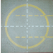 LEGO Light Gray Baseplate 32 x 32, 9-Stud Landing Pad with Yellow Circle Pattern