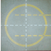 LEGO Light Gray Baseplate 32 x 32 with Landing Pad with Yellow Circle and 1-way Lines with Yellow Lines Touching Circle