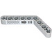 LEGO Light Gray Beam Bent 53 Degrees, 4 and 6 Holes with Dots, Round Hatch, Air Vents Sticker (6629 / 42149)