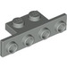 LEGO Light Gray Bracket 1 x 2 - 1 x 4 with Square Corners (2436)