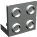 LEGO Hellgrau Halterung 1 x 2 - 2 x 2 Oben (99207)