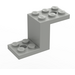 LEGO Light Gray Bracket 2 x 5 x 2.3 without Inside Stud Holder (6087)