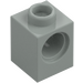 LEGO Light Gray Brick 1 x 1 with Hole (6541)