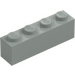 LEGO Light Gray Brick 1 x 4 (3010)