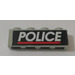 LEGO Light Gray Brick 1 x 4 with Police Logo Sticker (3010)