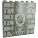 LEGO Gris clair Brique 1 x 6 x 5 avec Stone mur et Slytherin Banner (3754 / 44590)