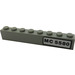 LEGO Light Gray Brick 1 x 8 with &#039;MC 5580&#039; Right Sticker (3008)